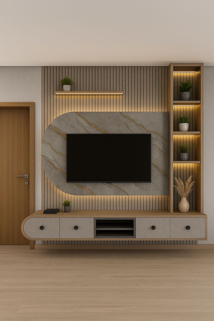 Luxury TV Unit Design in Hyderabad