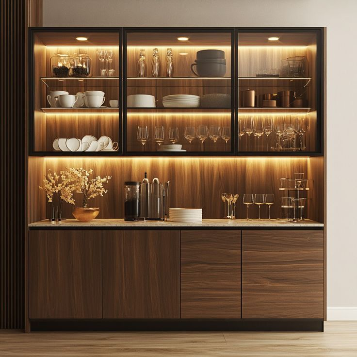 Contemporary Dining Area Design Hyderabad