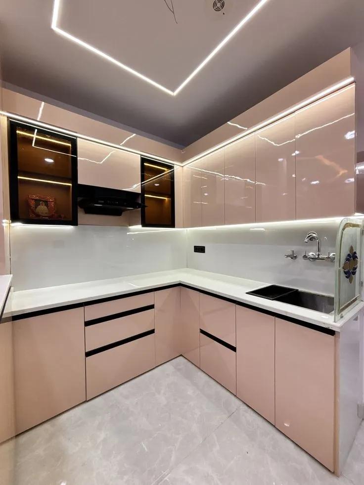 Luxury Modular Kitchen Layout 7