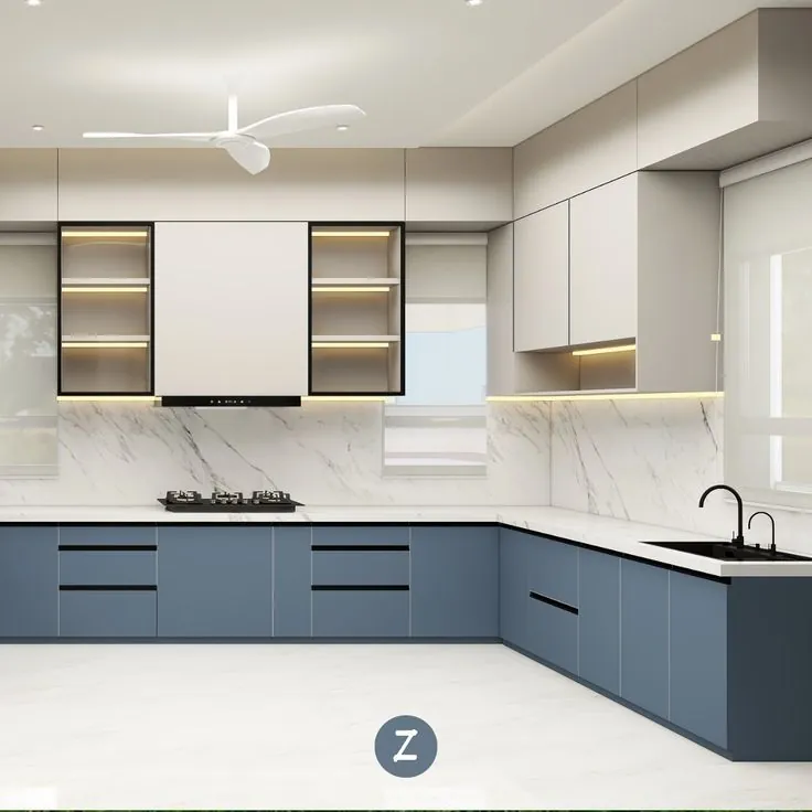 Luxury Modular Kitchen Layout 8